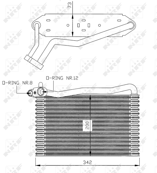 NRF Airco verdamper 36037
