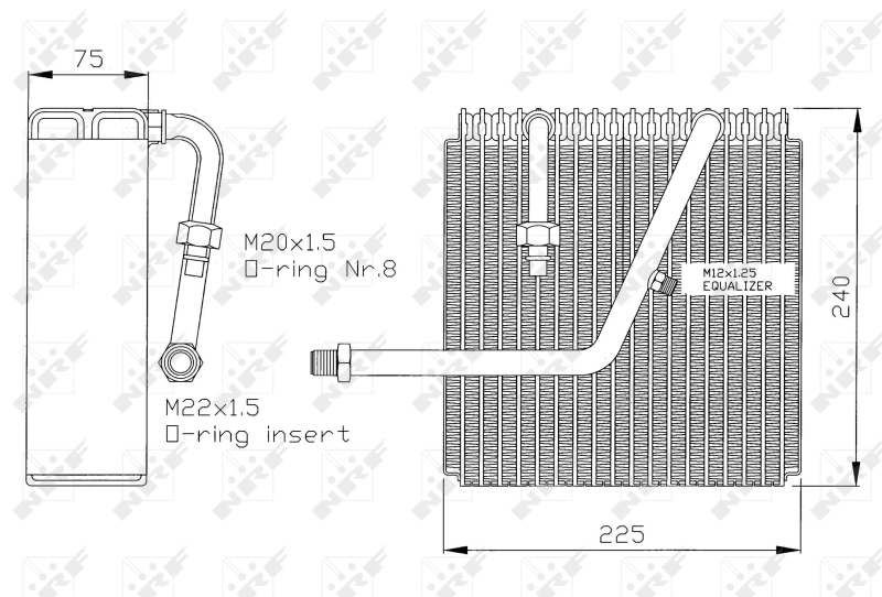 NRF Airco verdamper 36047
