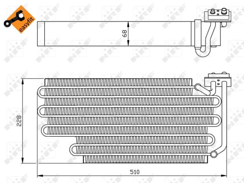 NRF Airco verdamper 36108