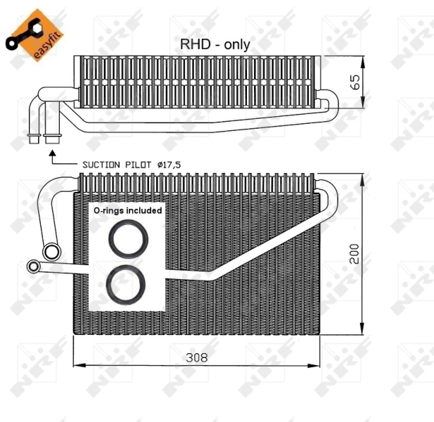 NRF Airco verdamper 36118