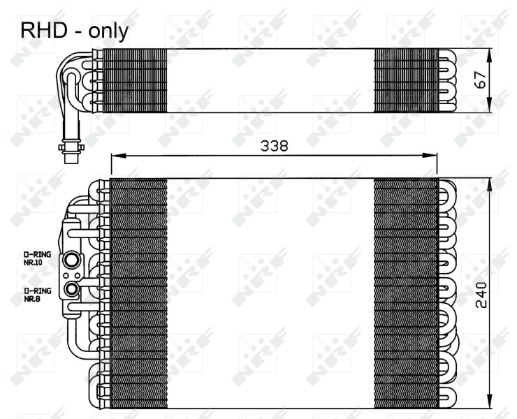 NRF Airco verdamper 36119