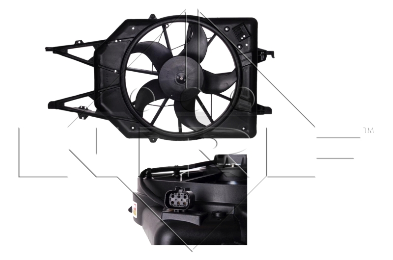 Ventilatorwiel-motorkoeling NRF 47034