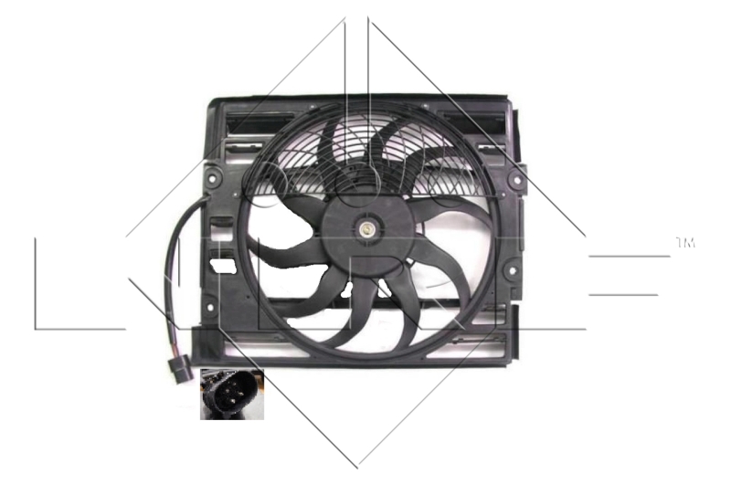 Ventilatorwiel-motorkoeling NRF 47214