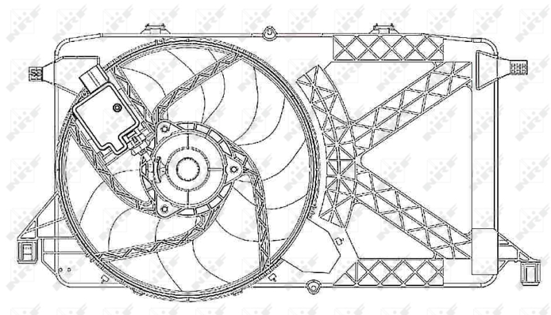 Ventilatorwiel-motorkoeling NRF 47264