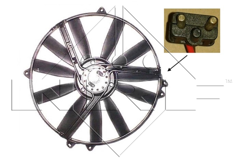 Ventilatorwiel-motorkoeling NRF 47300