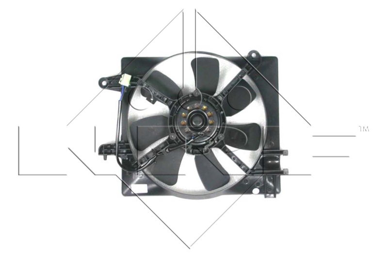 Ventilatorwiel-motorkoeling NRF 47486