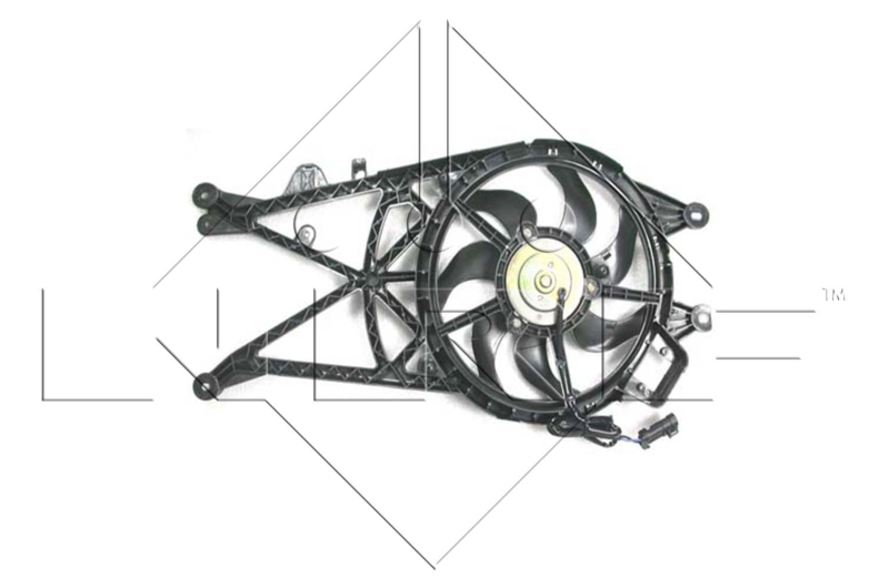 Ventilatorwiel-motorkoeling NRF 47489