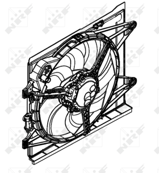 Ventilatorwiel-motorkoeling NRF 47597