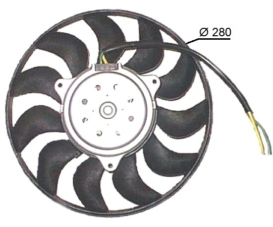 Ventilatorwiel-motorkoeling NRF 47616