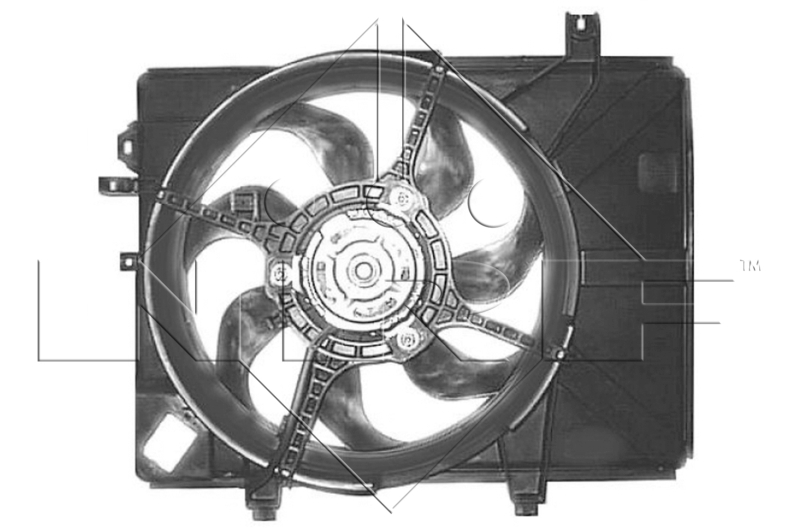 Ventilatorwiel-motorkoeling NRF 47684