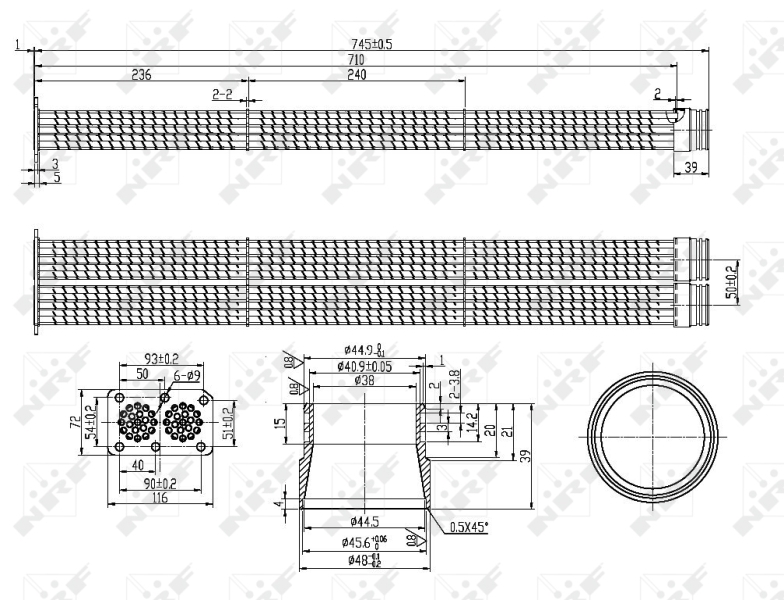 NRF EGR koeler 48103
