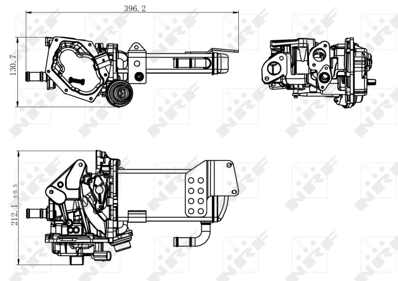 NRF EGR-klep 48202