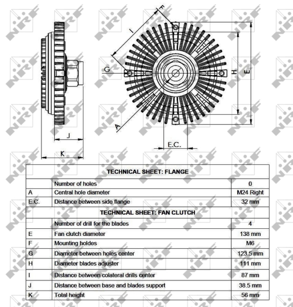 NRF Visco-koppeling 49519