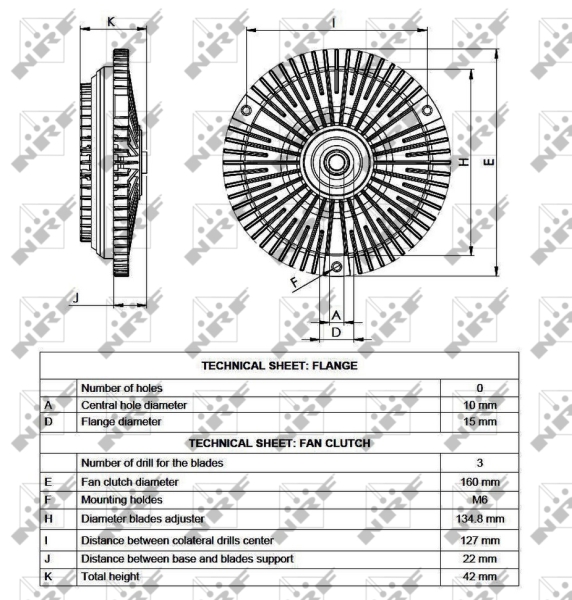 NRF Visco-koppeling 49536