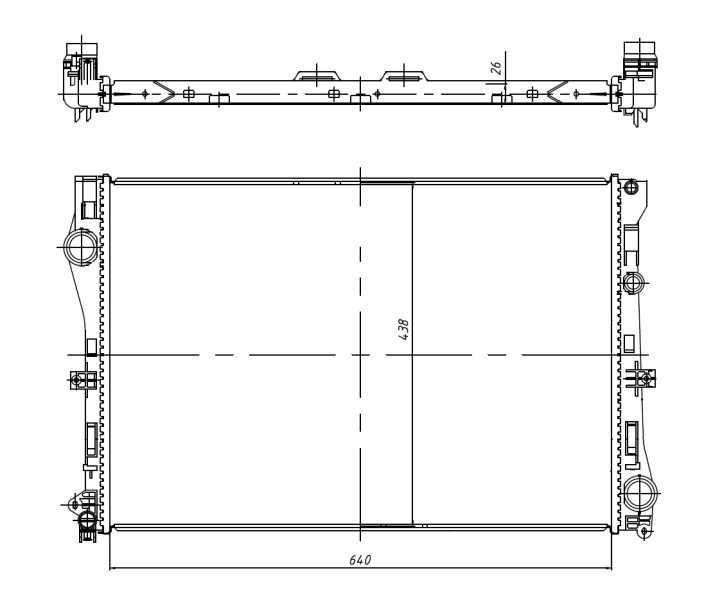 Radiateur NRF 50040