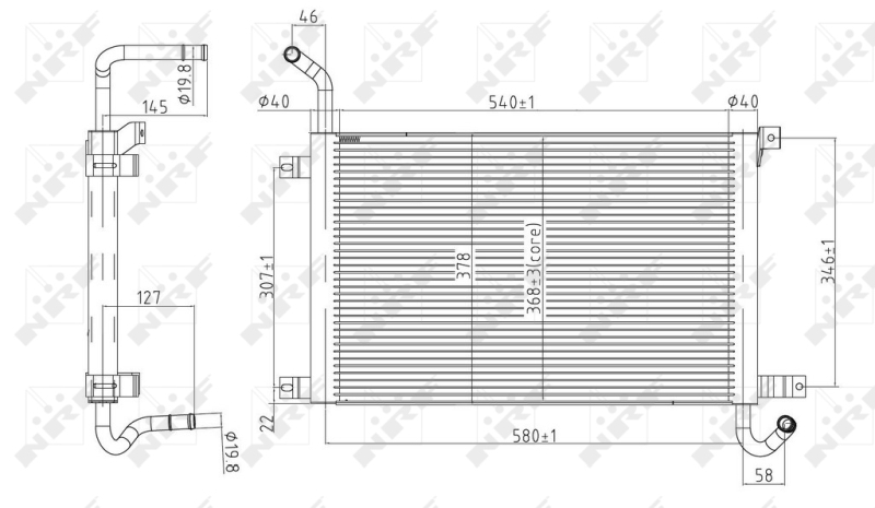 Radiateur NRF 50144