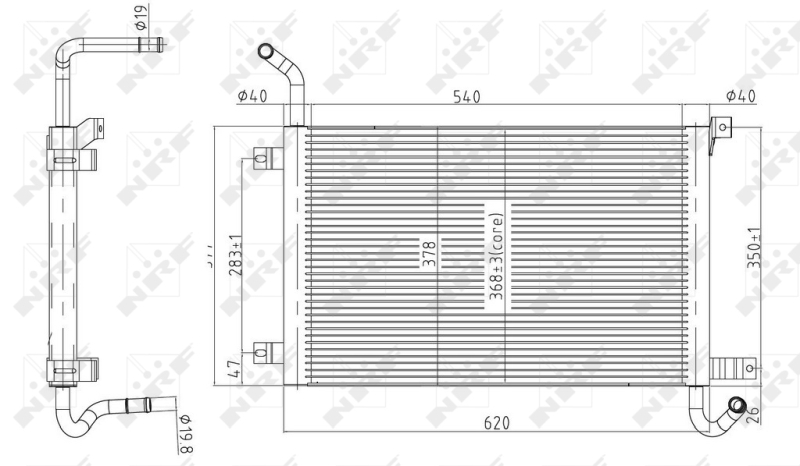 Radiateur NRF 50145