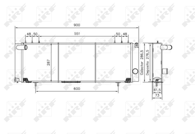 NRF Radiateur 50231