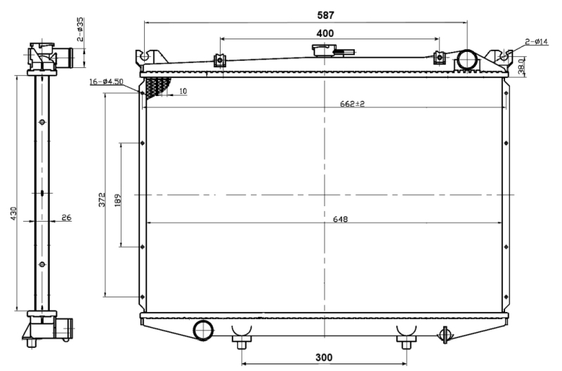 Radiateur NRF 503492