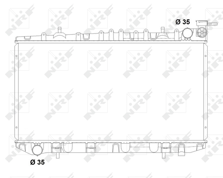 NRF Radiateur 503497
