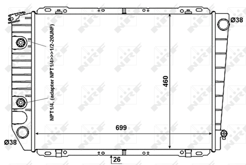 Radiateur NRF 50371