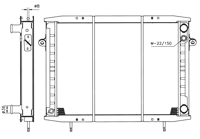 NRF Radiateur 50409
