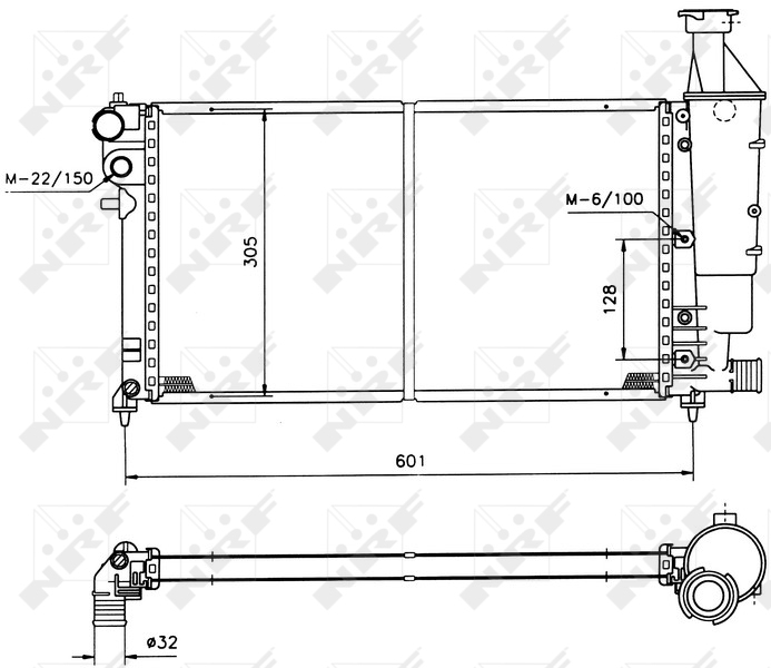 NRF Radiateur 50421