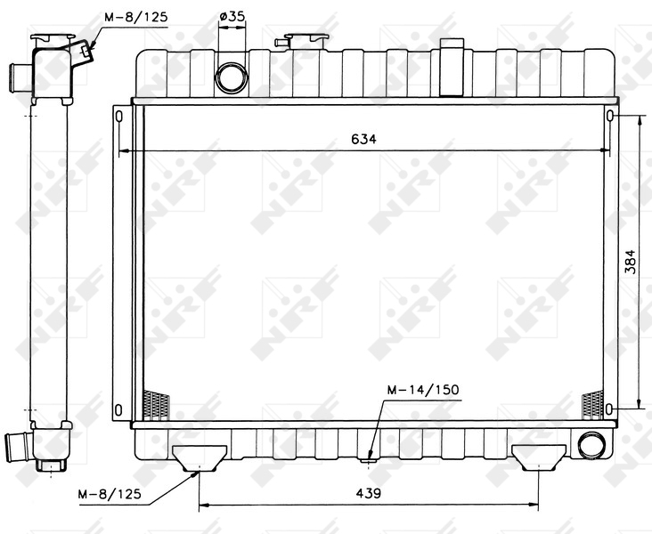 Radiateur NRF 504236