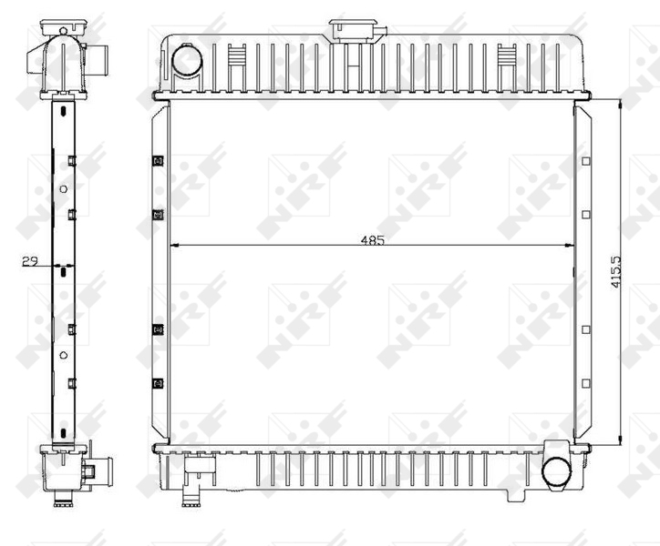 Radiateur NRF 504250