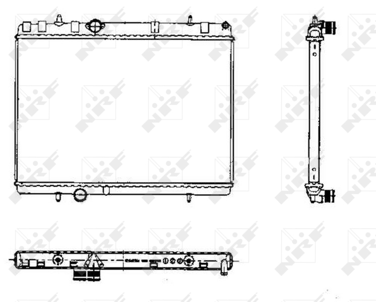 NRF Radiateur 50435