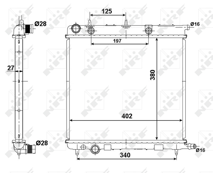 Radiateur NRF 50439