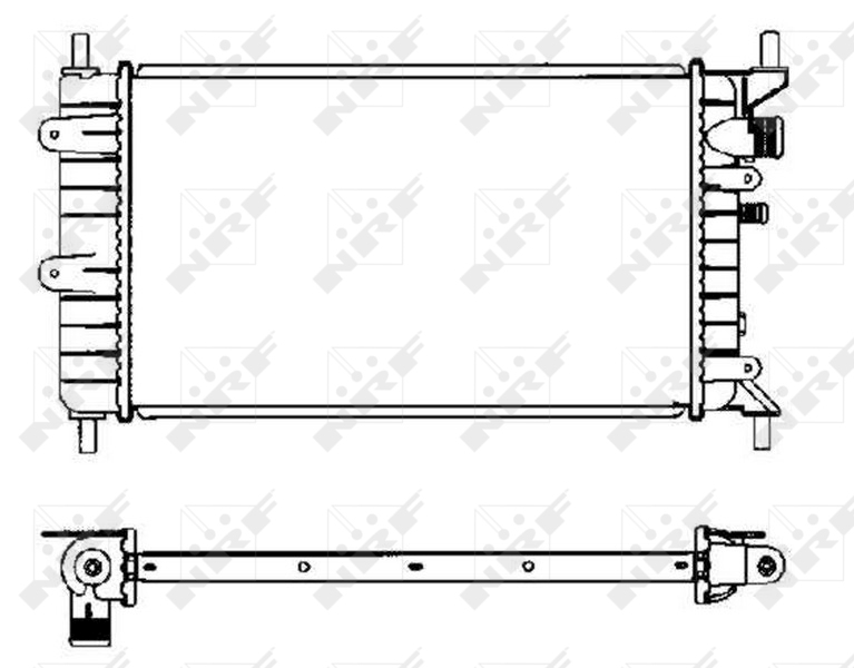 Radiateur NRF 504437