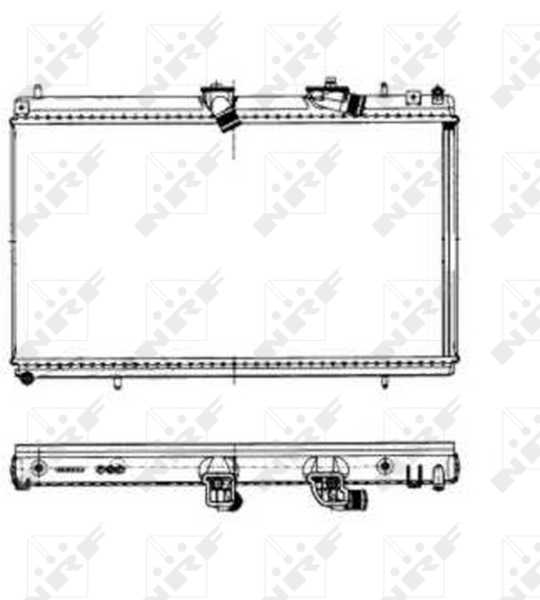 NRF Radiateur 50443