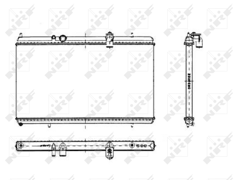 NRF Radiateur 50444
