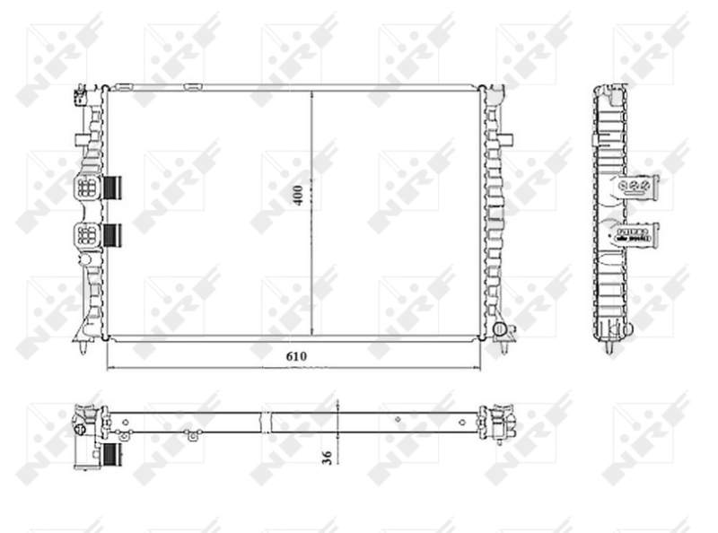 NRF Radiateur 50468