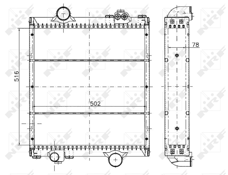 NRF Aandrijfaccu koeler 50492