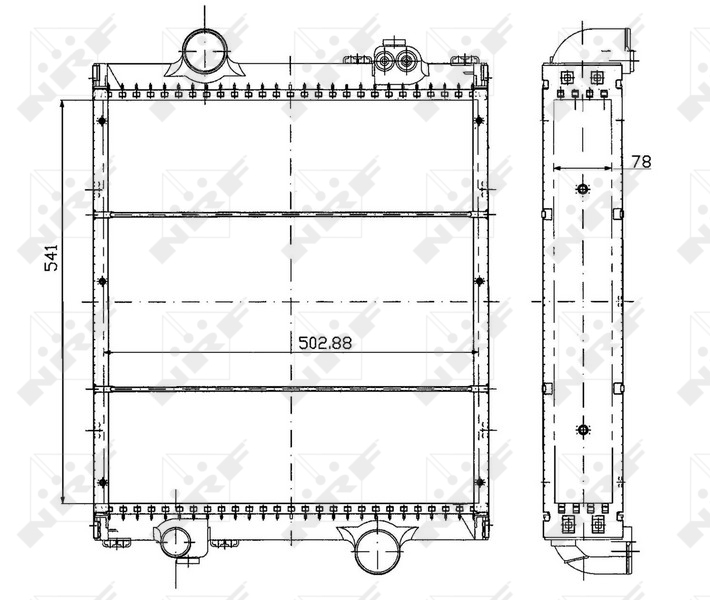 NRF Aandrijfaccu koeler 50494