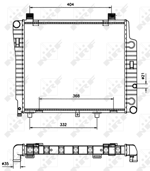 Radiateur NRF 50533