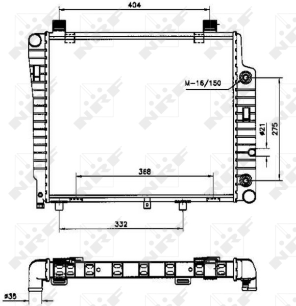 Radiateur NRF 50534