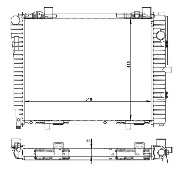 Radiateur NRF 50593