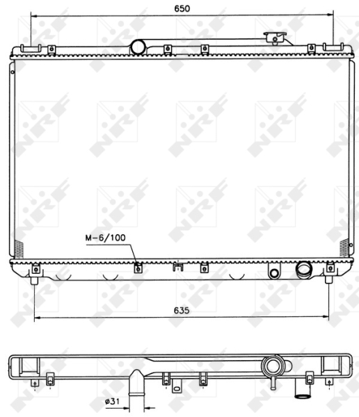 Radiateur NRF 506721