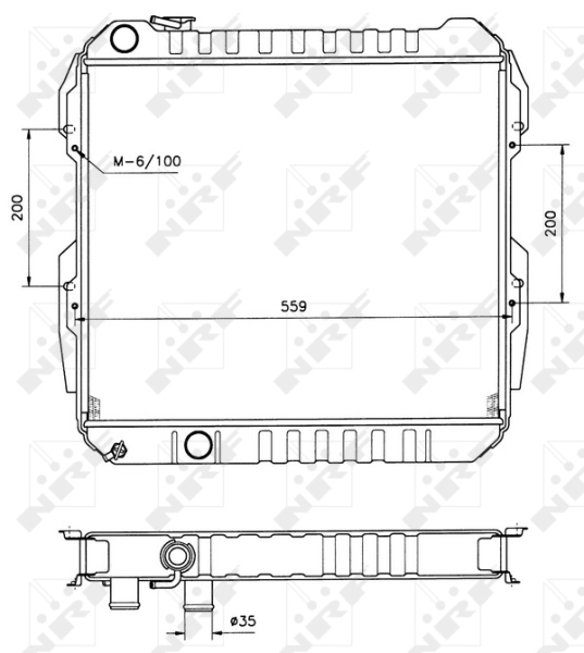 NRF Radiateur 506724