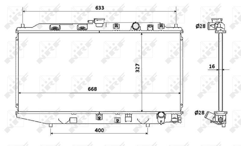 NRF Radiateur 506728