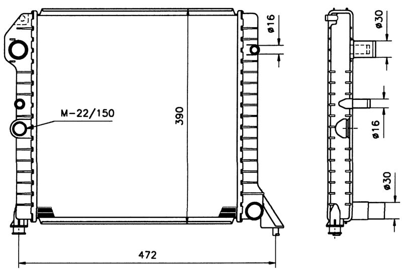 Radiateur NRF 506991