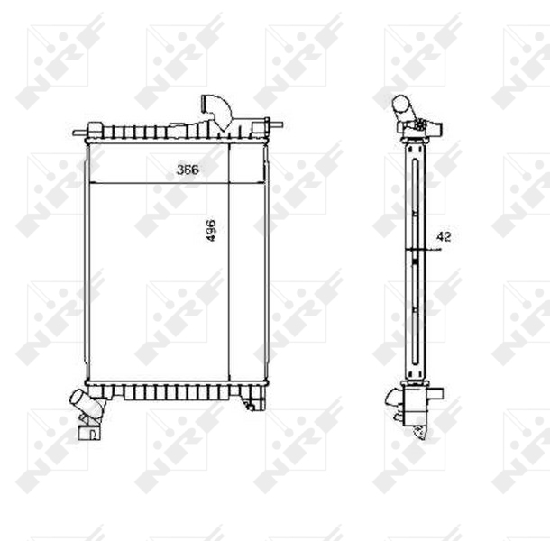 NRF Radiateur 507527