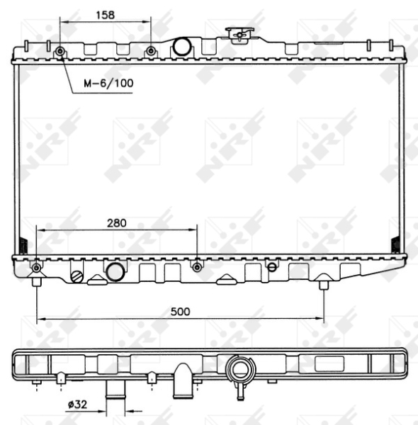 Radiateur NRF 507581