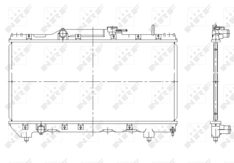 NRF Radiateur 507590