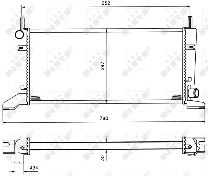 NRF Radiateur 509500