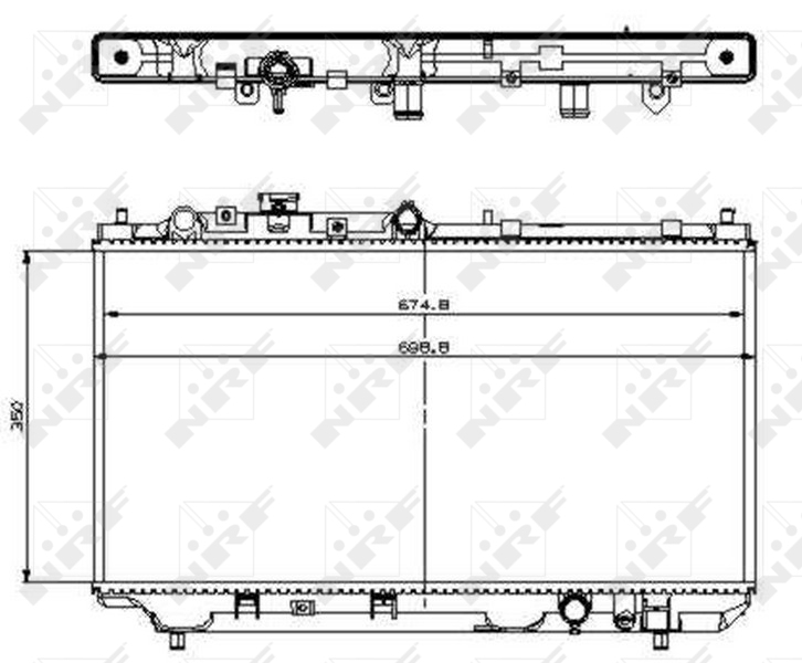 Radiateur NRF 509512