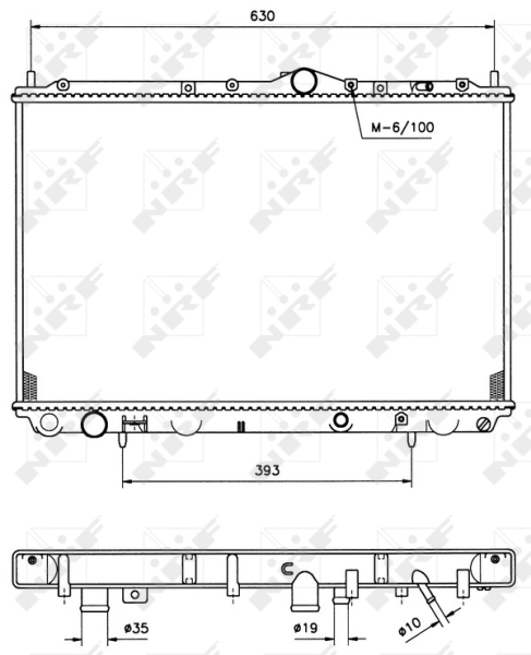 NRF Radiateur 509517